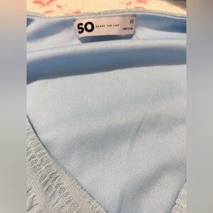 SO Light Blue Women's Blouse